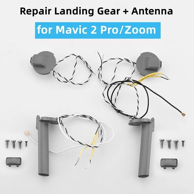 XNasu Front Arm Landing Gear Antenna Rear Cover Replacement for D-JI Mavic 2 ProZoom Drone Repair Parts (Color  4 in 1)