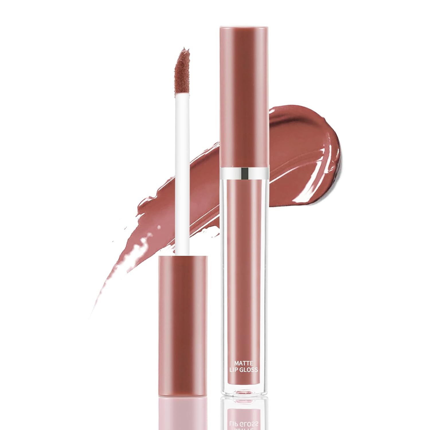 Boobeen Lápiz labial líquido mate, terciopelo mate altamente pigmentado, labial líquido en crema, impermeable, antiadherente, brillo de labios para