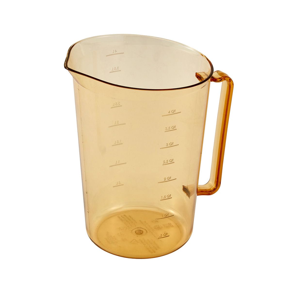 Cambro 400MCH150 taza medidora de alto calor ámbar de 4 cuartos