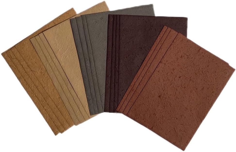 Hojas de papel de morera MulberryTree de fibra natural A4 hechas a mano, pintura, escritura hecha a mano, papel decorativo, papel para hacer