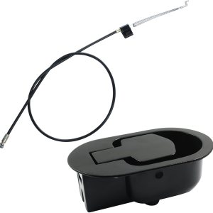 Piezas de repuesto de metal para reclinables con cable, palanca de liberación reclinable resistente, color negro, piezas de repuesto compatibles con Piezas de repuesto de metal para reclinables con cable, palanca de liberación reclinable resistente, color negro, piezas de repuesto compatibles con