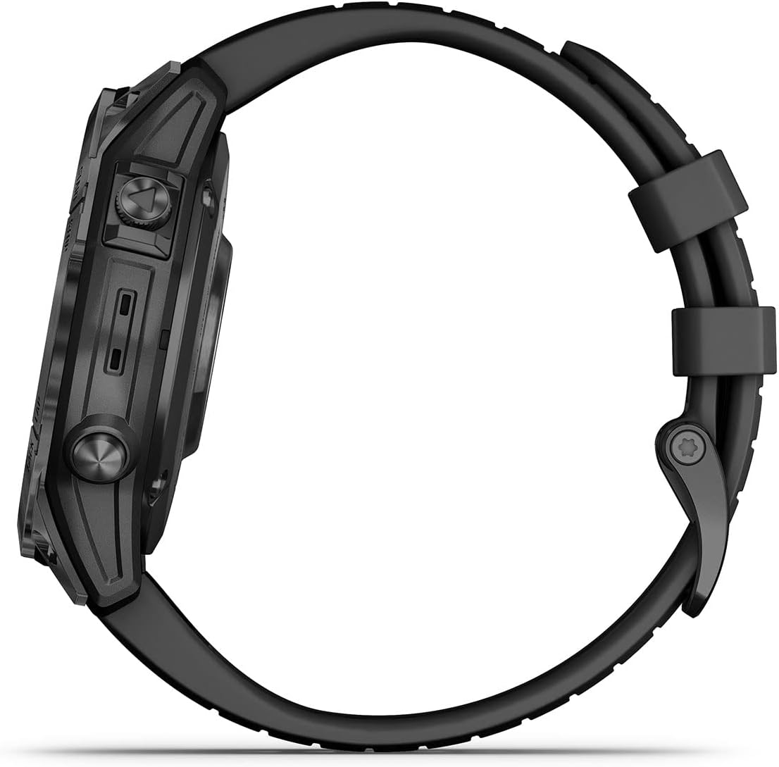 Garmin epix Pro (Gen 2) – Reloj GPS para exteriores (gris pizarranegro)  1.850 in con pantalla AMOLED y linterna incorporada  Caja de regalo,