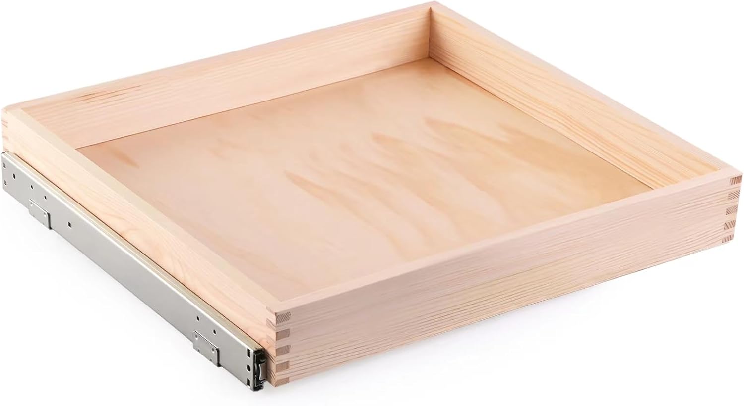 Mulush Cajón extraíble para gabinete, 29 pulgadas de ancho x 21 pulgadas de profundidad, organizador de almacenamiento de cajones de madera