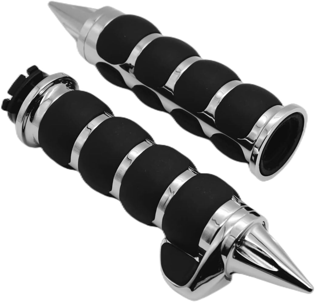 Empuñaduras de mano para motocicleta de 1 pulgada y 0.984 in, antideslizantes, universales, para Harley Davidson Street Glide Sportster 883 Road