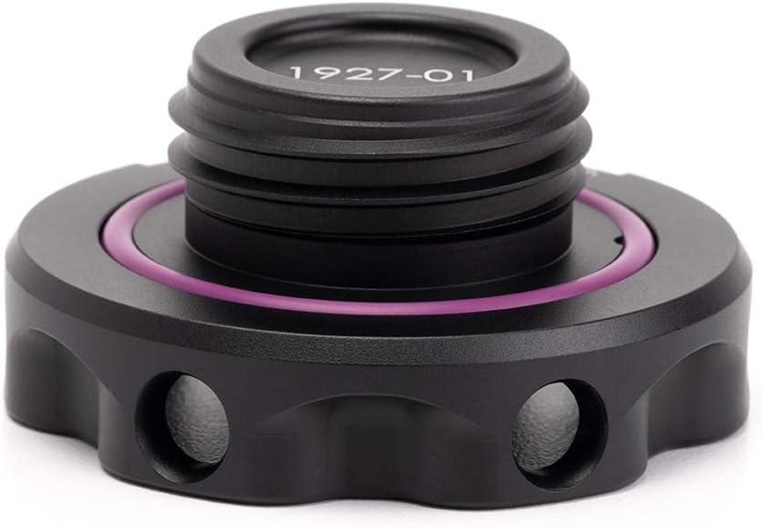Tapón de aceite Podium en negro satinado para HondasAcuras
