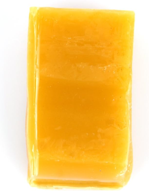 Artesanía pura orgánica del amarillo de la cera de abejas del grado cosmético de las velas del jabón de la cera pura