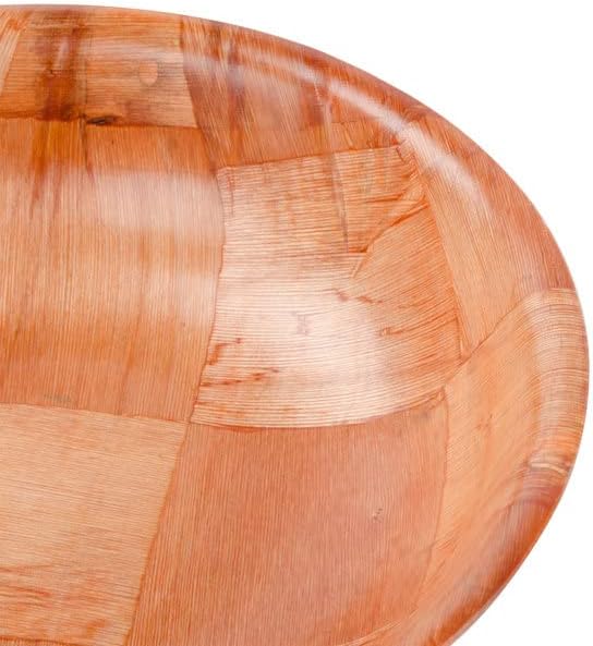 Platos redondos de madera de 10 pulgadas, juego de 4 (10 pulgadas)