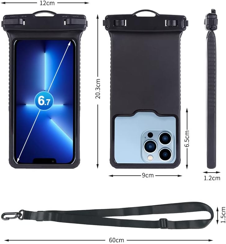 Funda impermeable para teléfono celular, bolsa seca con cordón para Samsung Galaxy S22 Ultra, S22 Plus, S21 FE, A53 5G, A13 5G, A32 5G, A42 5G, A52