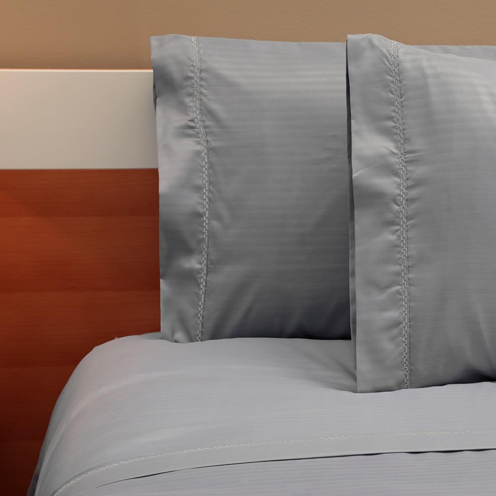 Homii Hotel – Juego de sábanas y fundas de almohada de lujo con bolsillos de 16 pulgadas de profundidad, microfibra ultra suave, fácil ajuste,
