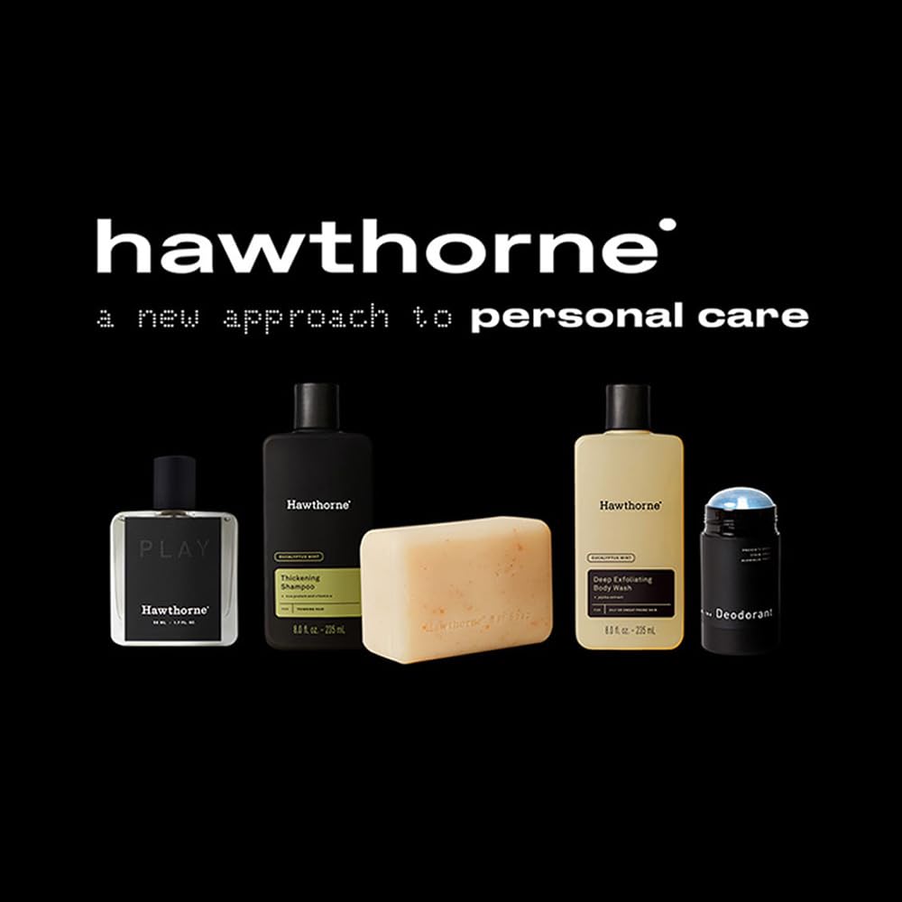 Hawthorne Juego de champú y acondicionador diario para hombre. Para un cabello más fuerte y saludable con aceite de aguacate puro y aceite de coco.