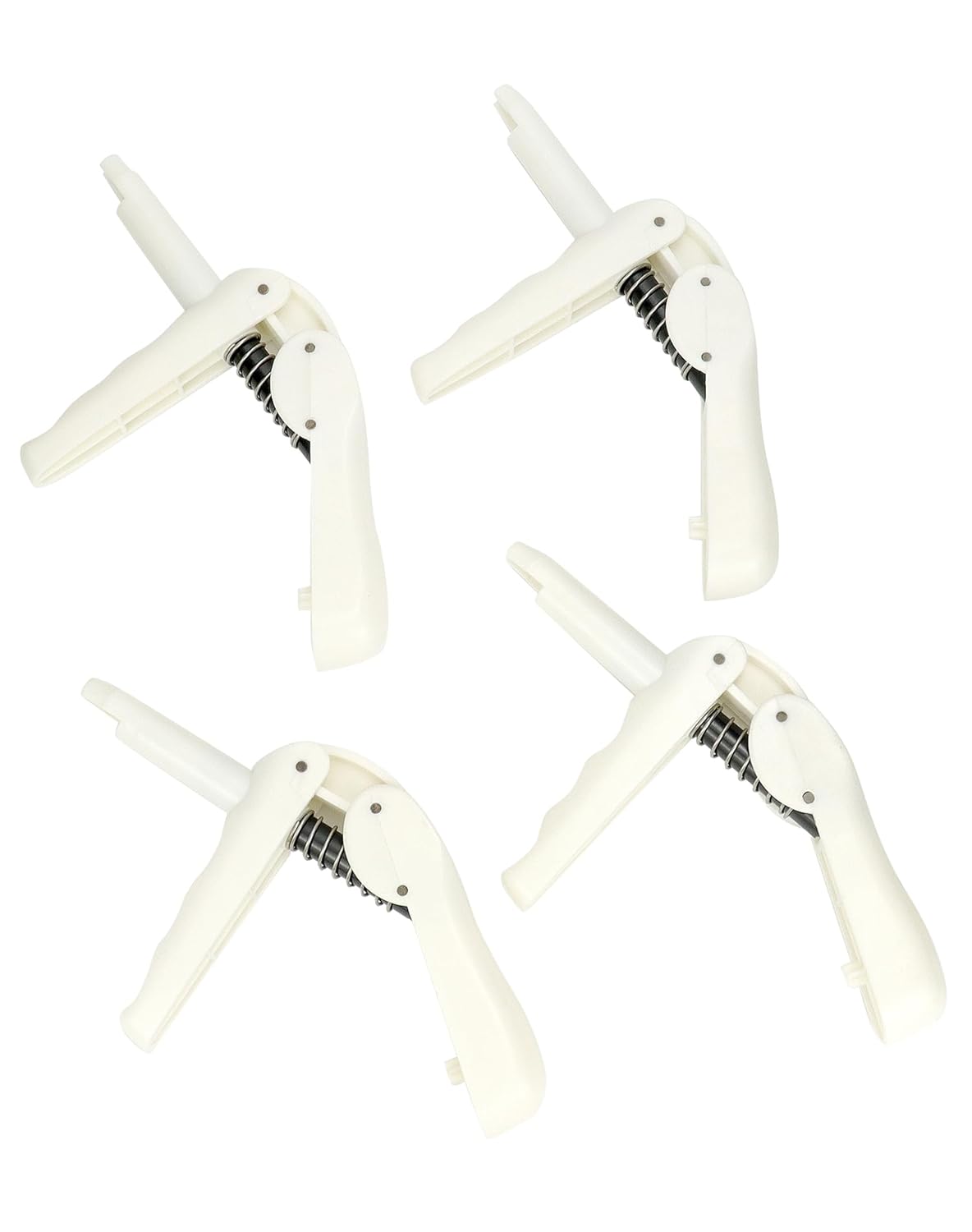 QWORK Pistola de compuesto dental, paquete de 4 pistolas dispensadoras de mezcla de impresión, pistolas dispensadoras compuestas, aplicador