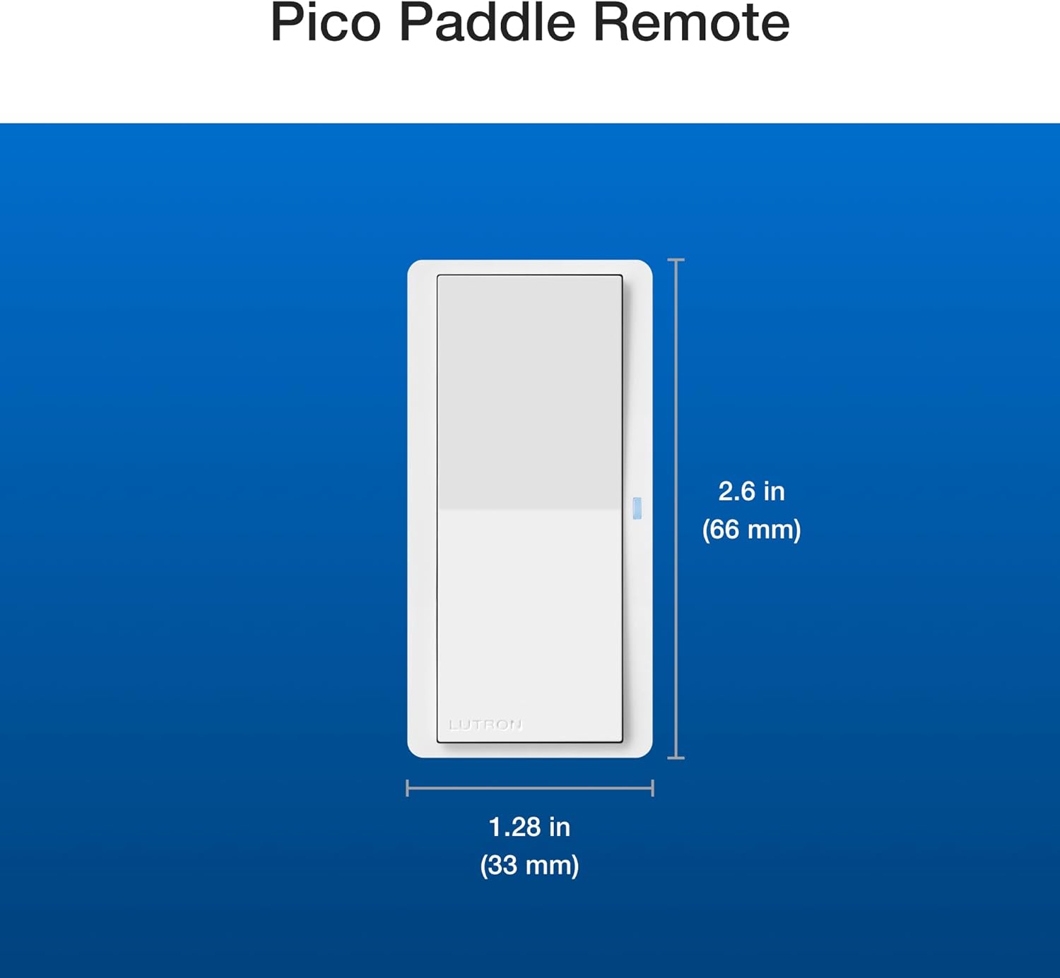 Lutron Pico Paddle Kit de montaje en pared remoto para control de encendidoapagado con etiquetas adhesivas de alambre  para interruptores y