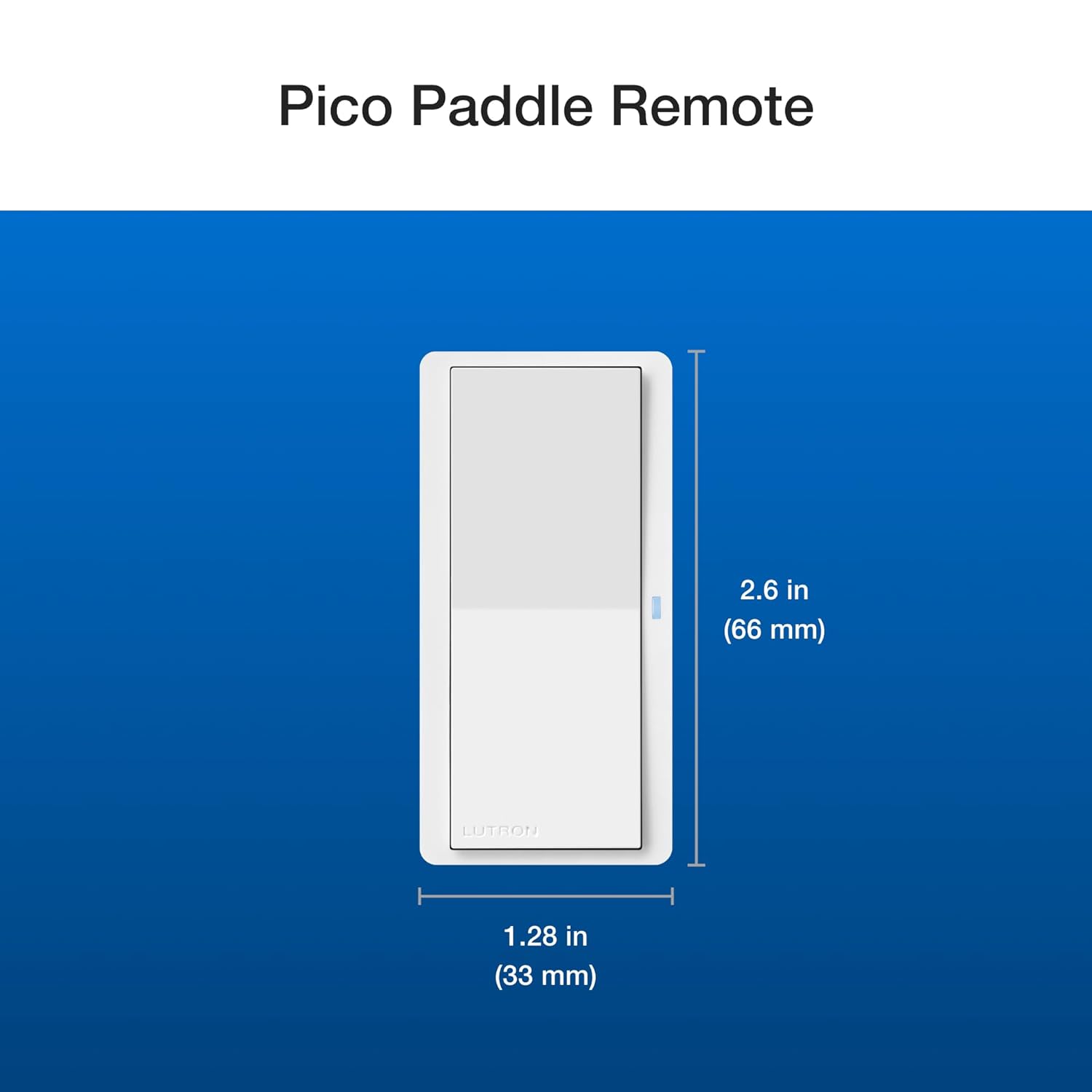 Lutron Claro – Kit de interruptor inteligente de 3 vías con control remoto Pico Paddle y etiquetas adhesivas de alambre, funciona con Alexa, Apple