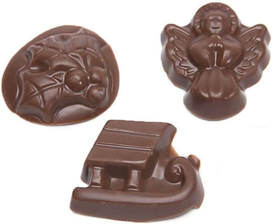 Juego de 2 calendario de Adviento de Navidad de 24 piezas de chocolate calendario de cuenta regresiva