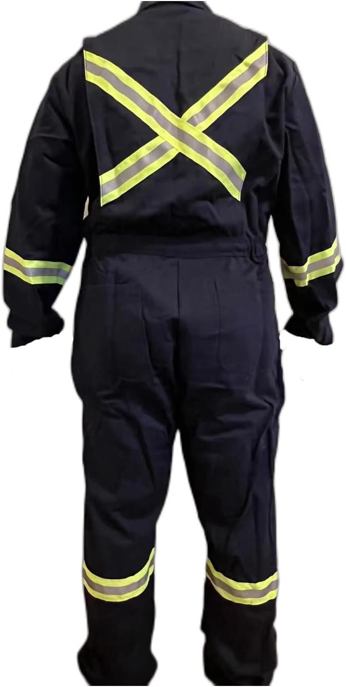 Overol resistente al fuego con cinta reflectante 3M
