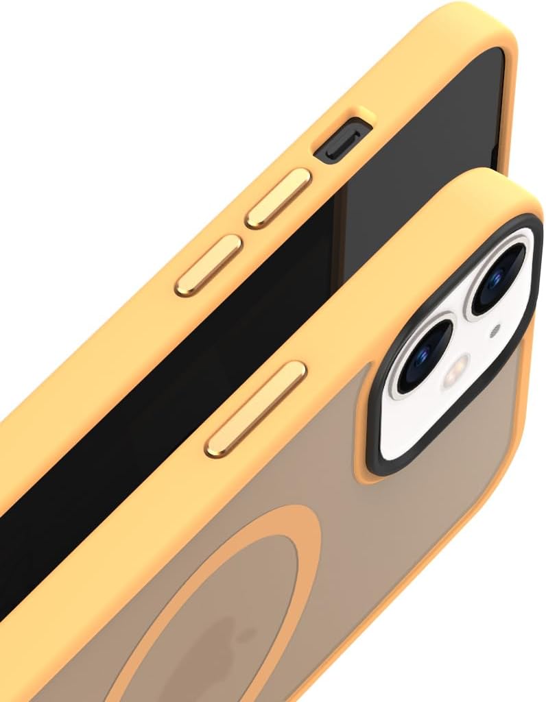 Tigratigro Case for iPhone11(6.1 Inch), Compatible with Mag-Safe,Translucent Matte Texture,Flexible and Anti-Fingerprint,Leather-Like Texture (Blue