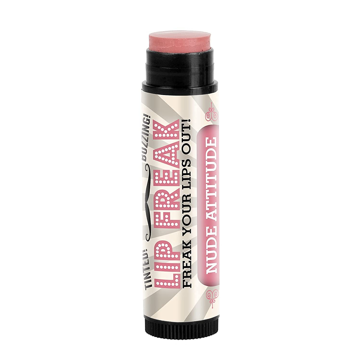 Doctor Lip Bang’s Bálsamo labial BUZZING  Lip Freak  100% natural  libre de crueldad  actitud desnuda  paquete de 2