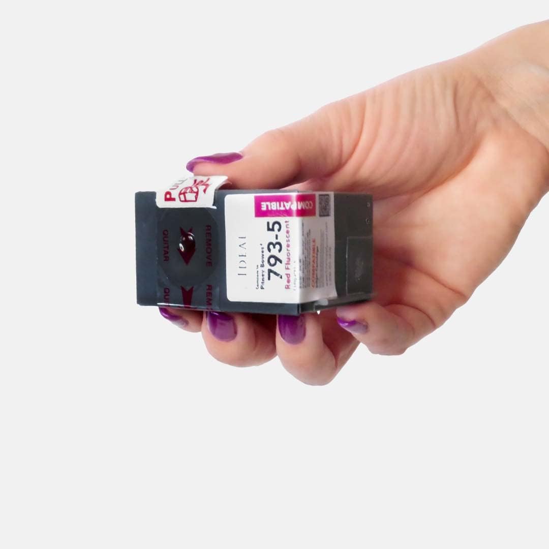 (5) Cartucho de tinta roja compatible con PB 793-5 para medidores de franqueo P700, DM100i, DM125i, DM150i, DM175i, DM200L, DM225