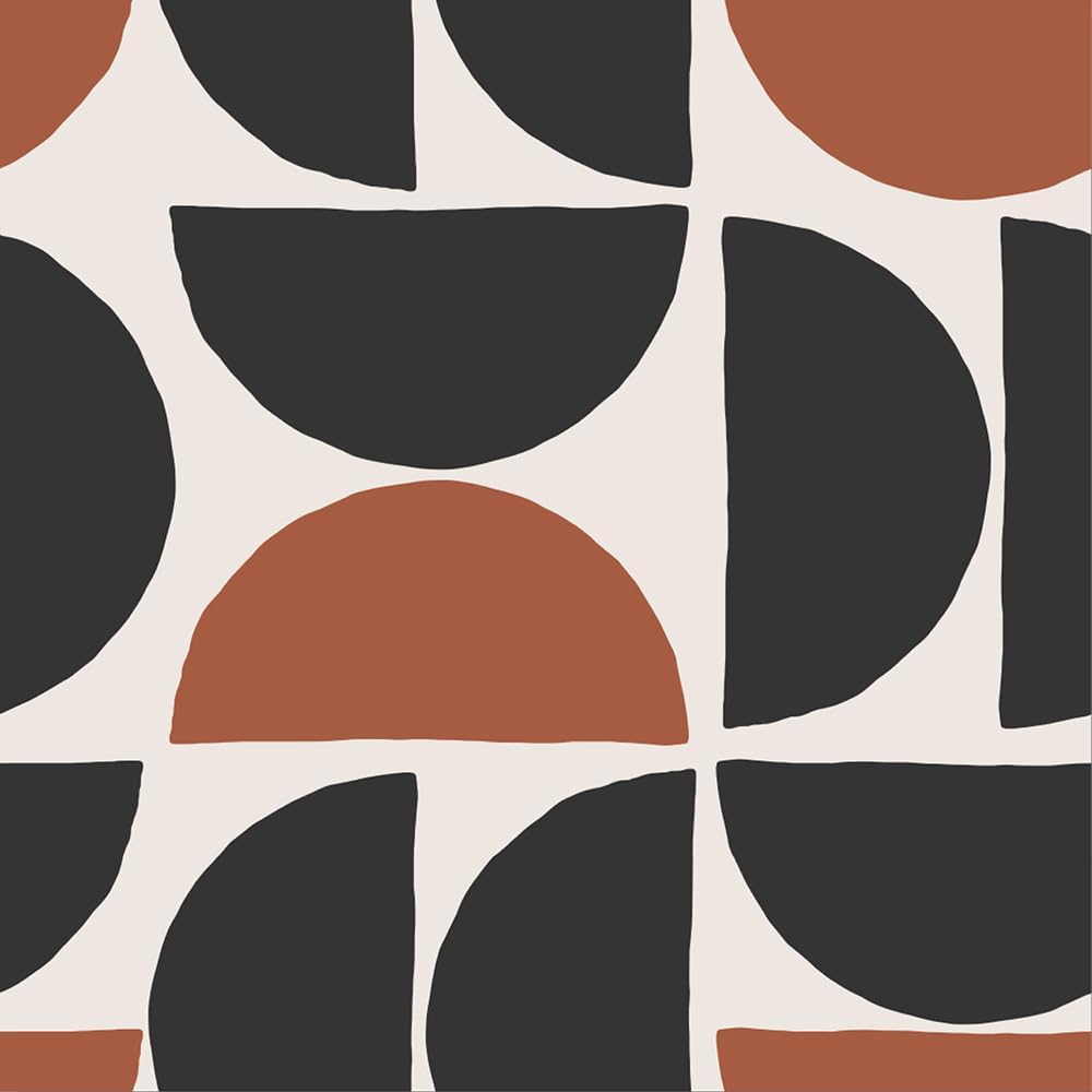 VistaPalette Papel tapiz autoadhesivo con diseño geométrico moderno, de 18 x 236 pulgadas, color marrón, amarillo y gris, extraíble, para cocina,