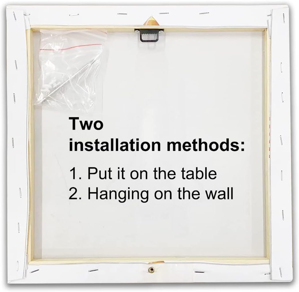 Divertido lienzo impreso en lienzo de campamento para pared, decoración rústica de campista, letrero de pintura, póster rústico para decoración del