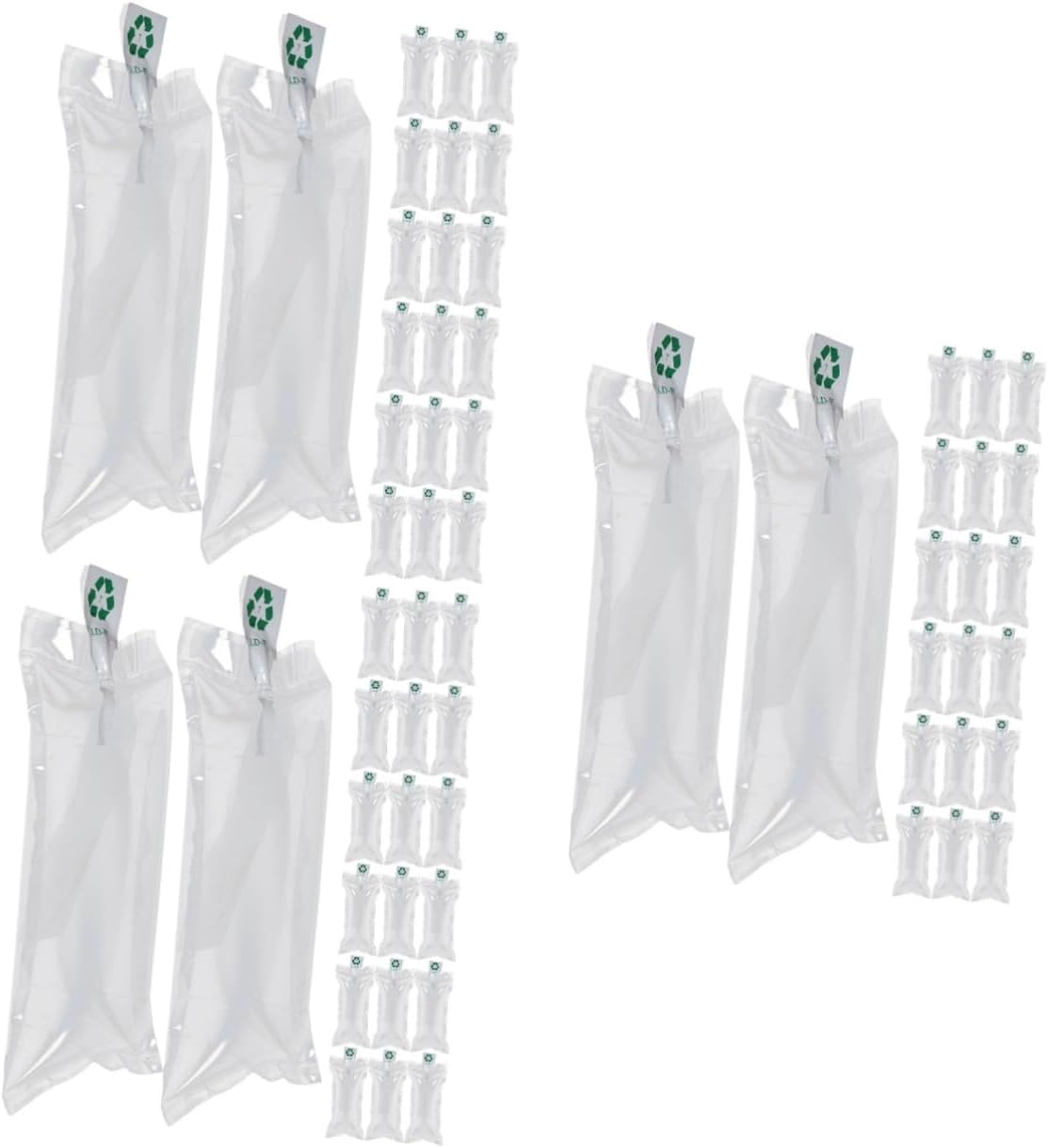 Tofficu 300 Uds Anti-presión Inflable Bolsas de Aire Almohadas de Aire para Envío Botella de Burbuja Protector de Aire Inflable de Aire Bolsas de