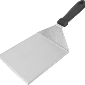 Espátula de pizza de acero inoxidable, espátula de cocina para pasteles, pizza, panqueques, salteado, cocina (espátula cuadrada, mango de plástico) Espátula de pizza de acero inoxidable, espátula de cocina para pasteles, pizza, panqueques, salteado, cocina (espátula cuadrada, mango de plástico)