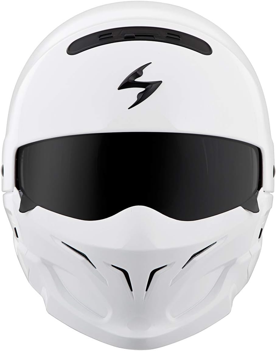 ScorpionEXO Covert – Casco de motocicleta de cara abierta, media carcasa, modo 34, cubierta de boca intercambiable, aprobado por DOT, unisex para