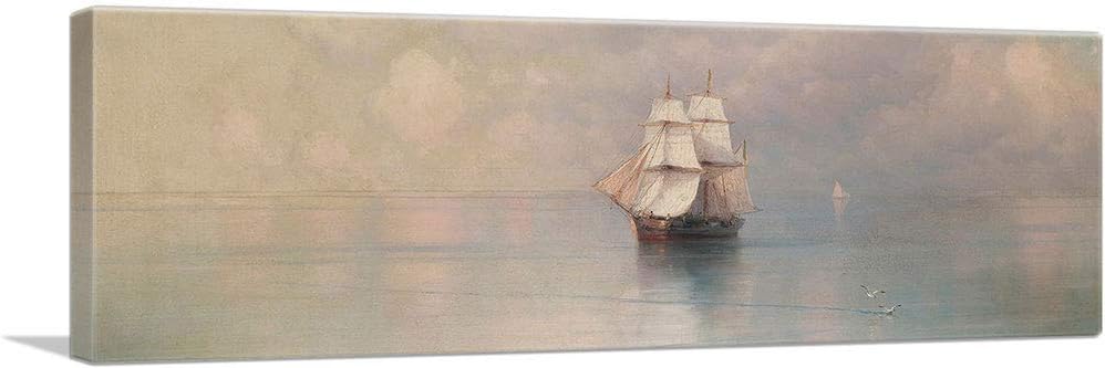 ARTCANVAS Ivan Aivazovsky – Lienzo decorativo panorámico para pared, 36 x 12 pulgadas (0.75 pulgadas de profundidad)