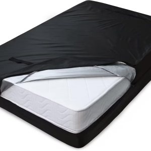 Bolsas de colchón para almacenamiento de mudanzas, 100% impermeable, con 8 asas, correas reutilizables y ajustables, tamaño individual, funda de Bolsas de colchón para almacenamiento de mudanzas, 100% impermeable, con 8 asas, correas reutilizables y ajustables, tamaño individual, funda de