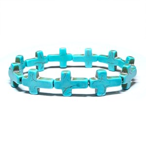 Turquoise Bracelets For Women Balance Energy Gem Bracelet, Unisex Bracelet, Blue Yoga Bracelet Chakra Bracelet For Women Girls Gift (cross) Turquoise Bracelets For Women Balance Energy Gem Bracelet, Unisex Bracelet, Blue Yoga Bracelet Chakra Bracelet For Women Girls Gift (cross)