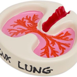 ZORZA Cenicero creativo con forma de pulmón de resina, divertido cenicero para decoración de mesa del hogar, regalo único para hombres y mujeres ZORZA Cenicero creativo con forma de pulmón de resina, divertido cenicero para decoración de mesa del hogar, regalo único para hombres y mujeres