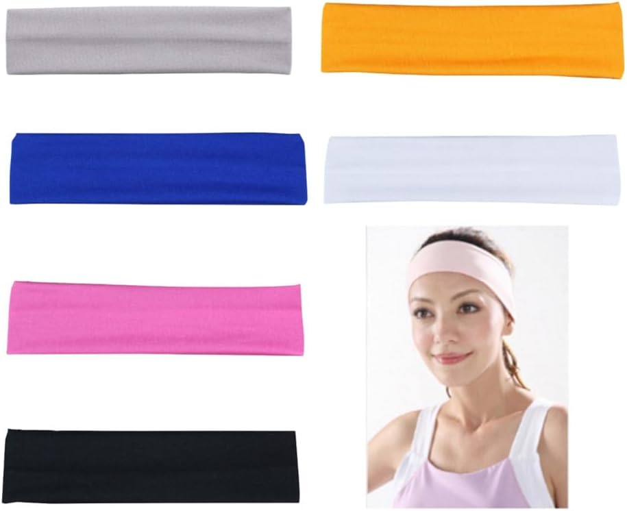 Diademas para mujer, de pelo corto, antideslizantes, elásticas, para el sudor, bandas para el cabello, de tela suave, para entrenamiento, yoga,
