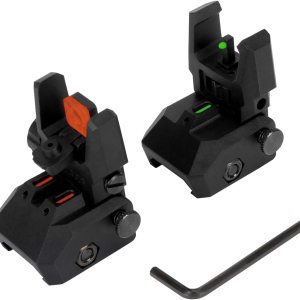 con puntos verdes y rojos completos de polímero de fibra óptica miras de hierro miras delanteras y traseras con puntos verdes y rojos completos de polímero de fibra óptica miras de hierro miras delanteras y traseras