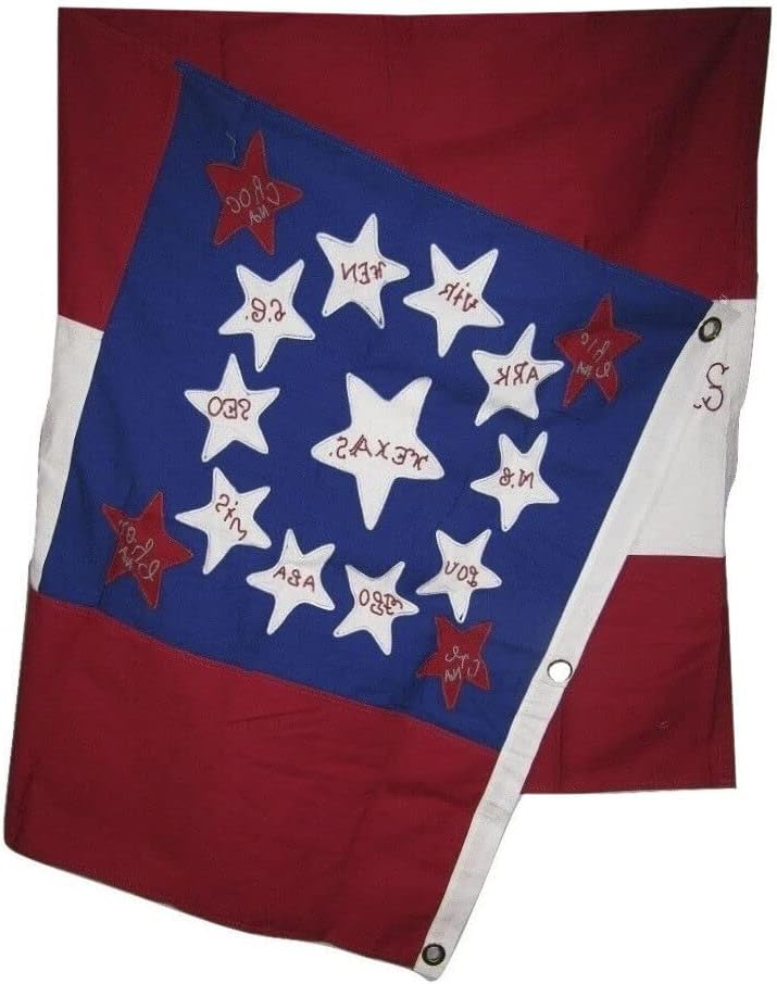Premium 3×5 Embroidered 10th Cavalry Regiment 100% Cotton Flag 3’x5′ 3 clips