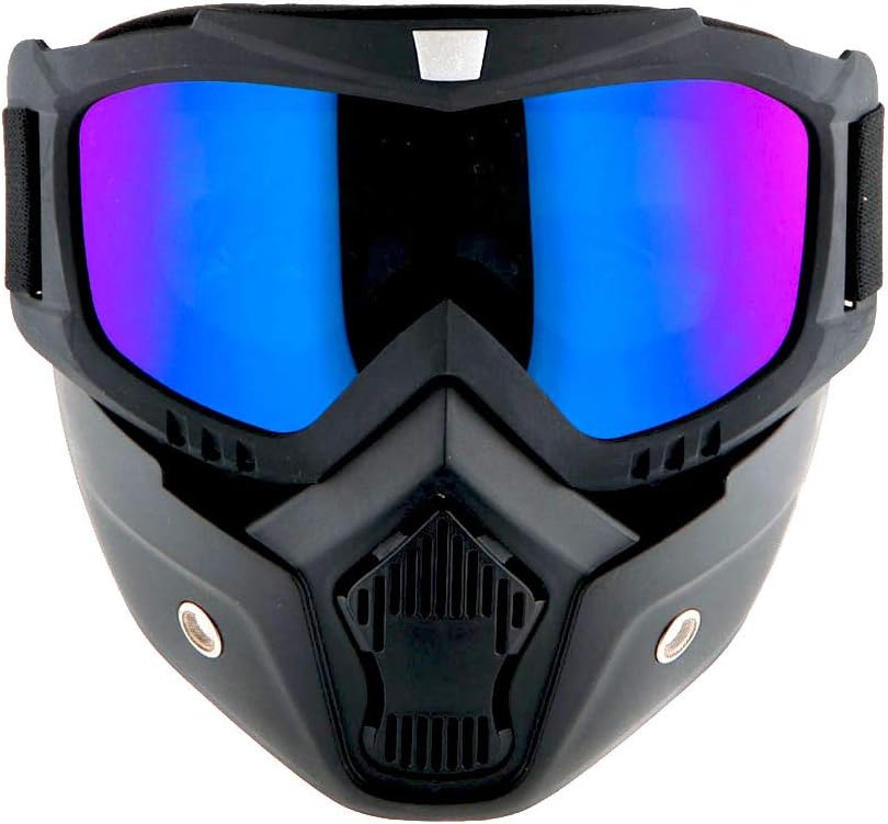 1Storm Casco de motocicleta de media cara estilo alemán aprobado por DOT HKY602