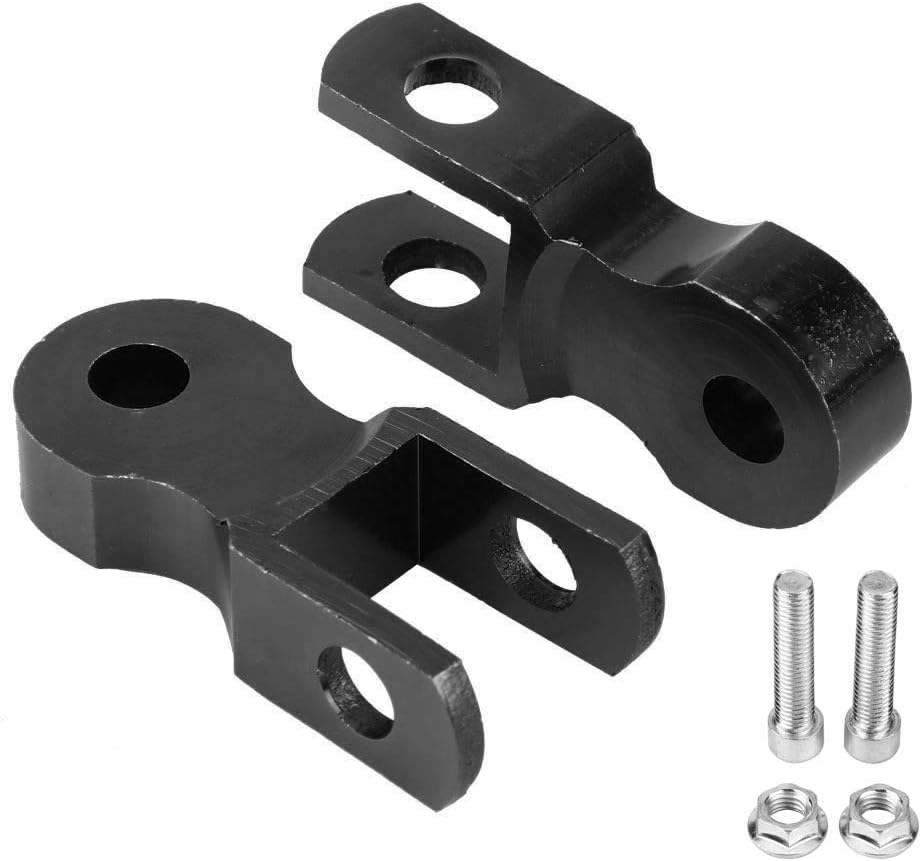 Pitbike – Espaciador de choque, elevador de amortiguador trasero de motocicleta, 2 unidades de aleación de aluminio universal para motocicleta,