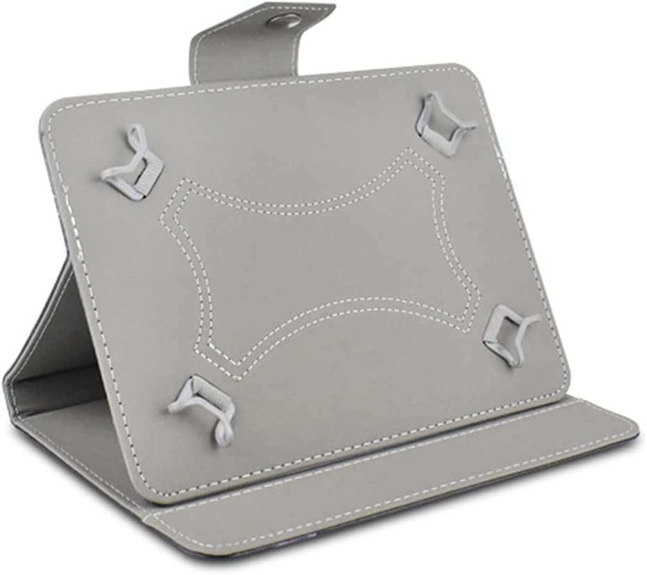 DETUOSI Funda universal para tablet de 10.1 pulgadas, funda para tablet de 10 pulgadas, funda protectora portátil de cuero con soporte de cuero con