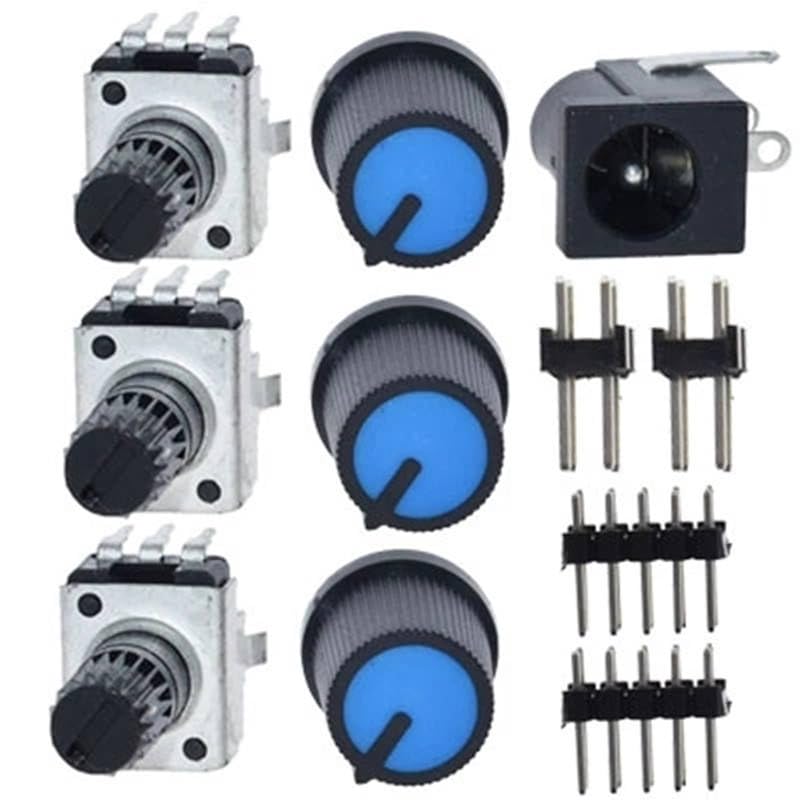 XR2206 Función Generador de Señal Kit DIY SinoTriánguloCuadrado Salida 1Hz-1MHz Generador de Señal Amplitud de Frecuencia Ajustable