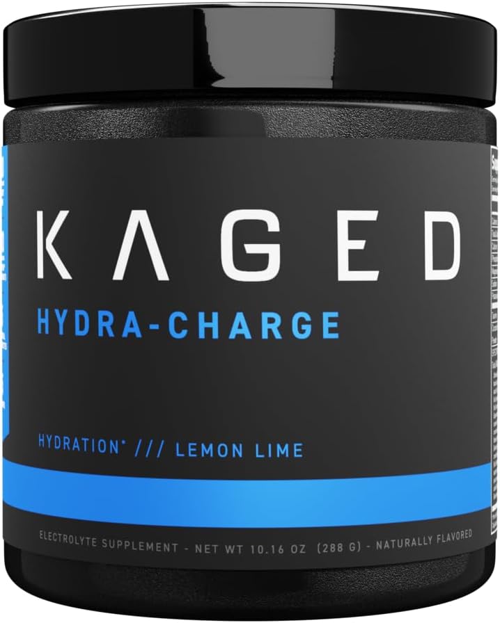 Kaged Polvo de hidratación electrolítica  Limón  Bebida deportiva para hombres y mujeres  Suplemento de entrenamiento pre, post, intraentrenamiento