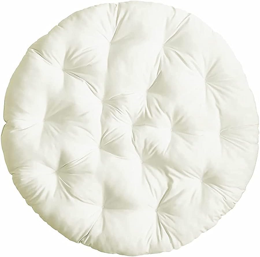 Papasan – Cojín para silla, diseñado para cojines Papasan, cojín Papasan para columpio de huevos, silla giratoria de ratán para colgar en interiores