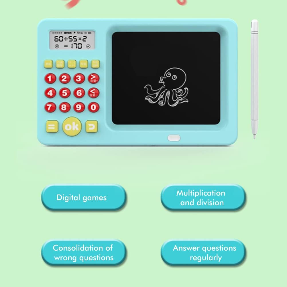 Calculadora digital 2022 con WordPad Entrenador de cálculo de matemáticas Herramienta educativa de aprendizaje temprano para estudiantes de escuela