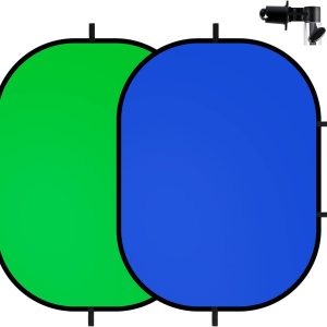 Selens – Telón de fondo de pantalla verde de 3 x 5 pies para fotografía, panel de fondo plegable 2 en 1 con clip y bolsa de transporte para videos Selens – Telón de fondo de pantalla verde de 3 x 5 pies para fotografía, panel de fondo plegable 2 en 1 con clip y bolsa de transporte para videos