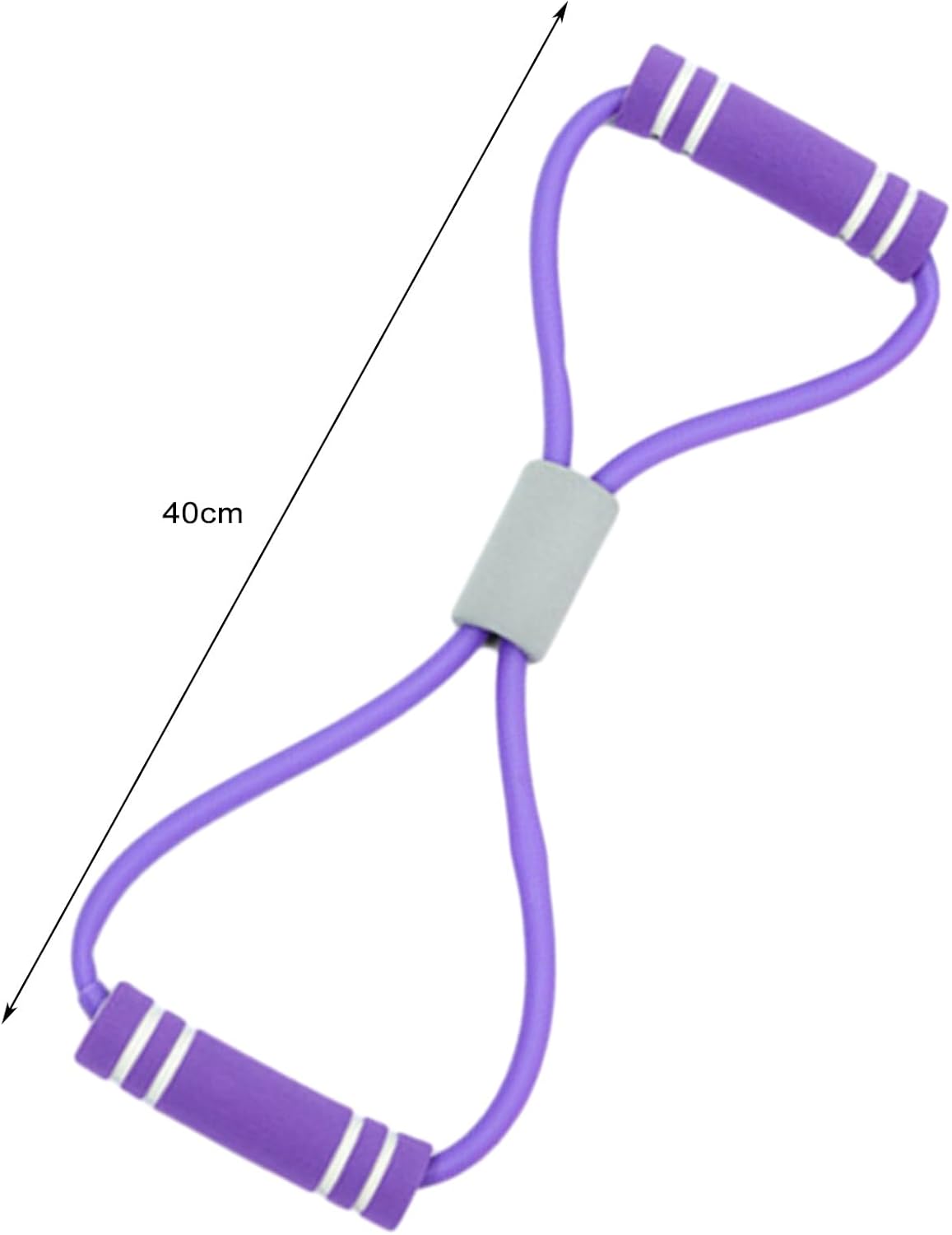 Figura 8 banda de resistencia, bandas de resistencia para mujeres y hombres, banda de resistencia de 8 formas para brazo, expansor de pecho, cuerda