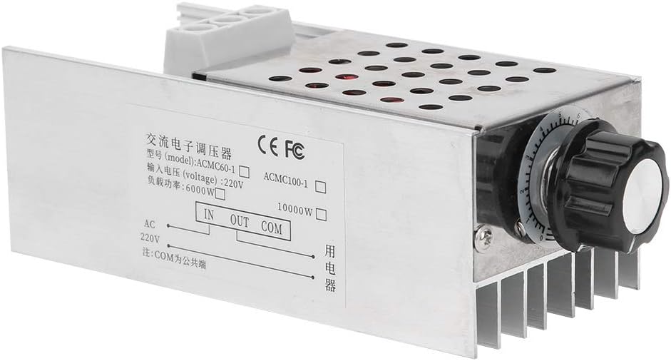 SCR Regulador de Voltaje 10000W Ultra High PowerSpeed Controlador Dimmer Termostato AC 110V 220V Regulador de voltaje Controlador de temperatura de