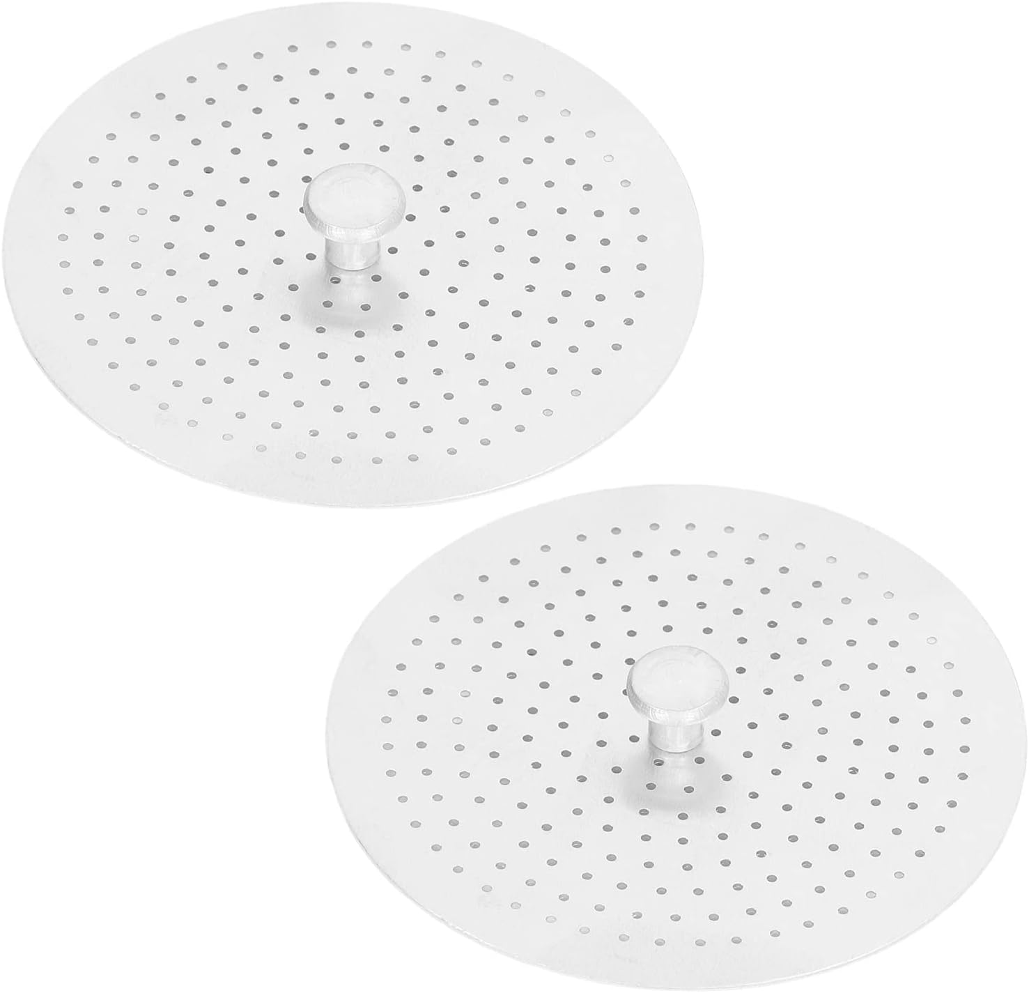2 filtros de prensa de café, filtros de repuesto de prensa francesa y filtros para cafetera, aluminio reutilizable para tienda de costras y pantalla