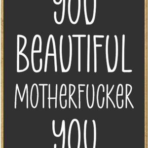 Honey Dew Gifts, You Beautiful Motherfucker You, 2.5 x 3.5 pulgadas, fabricado en Estados Unidos, decoraciones de casillero, imanes decorativos para Honey Dew Gifts, You Beautiful Motherfucker You, 2.5 x 3.5 pulgadas, fabricado en Estados Unidos, decoraciones de casillero, imanes decorativos para