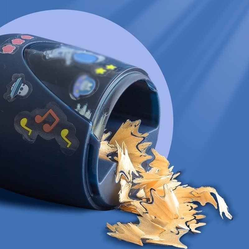 JITEM Sacapuntas Sacapuntas eléctrico portátil con batería sacapuntas automático alimentado por USB para artistas, niños, estudiantes, adultos,