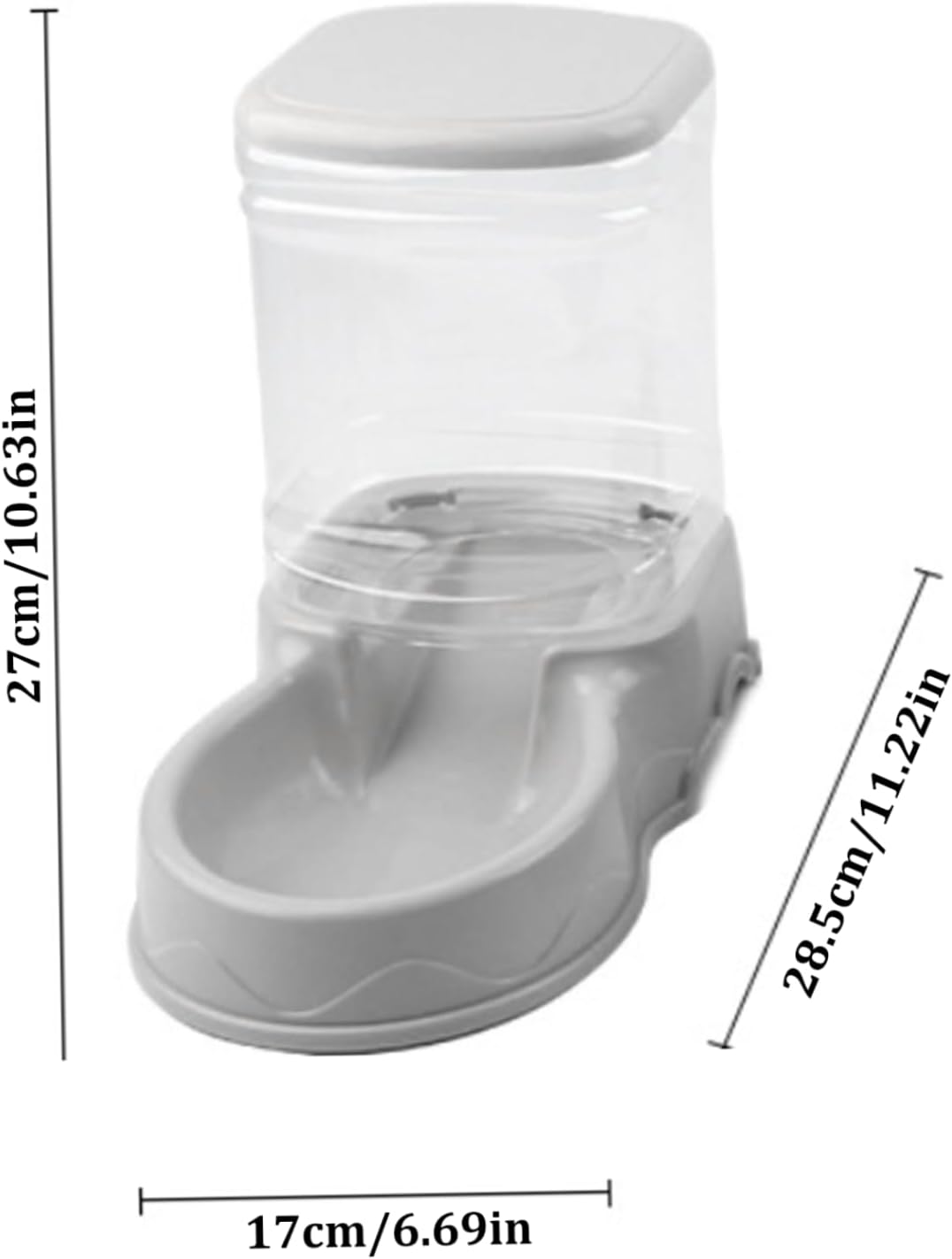 Havamoasa Comedero automático para gatos de 3.5 L, diseño de resorte a prueba de fugas, materiales desmontables y fáciles de limpiar, adecuado para
