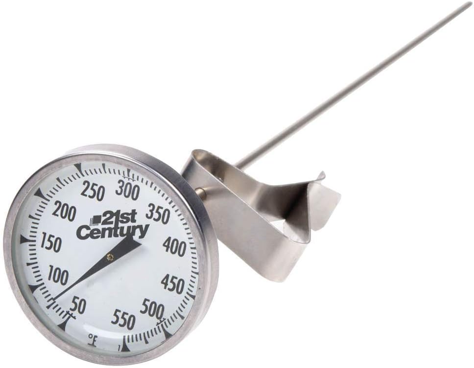 21st Century B50A6 Termómetro de caramelofreidora de 12″