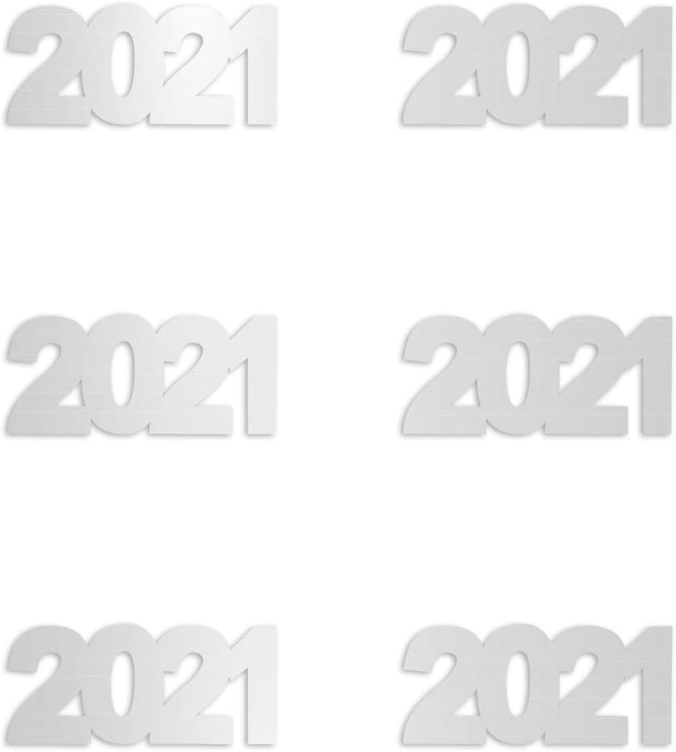 Confetti Year 2021 Silver – Paquete al por menor #7236 QS0